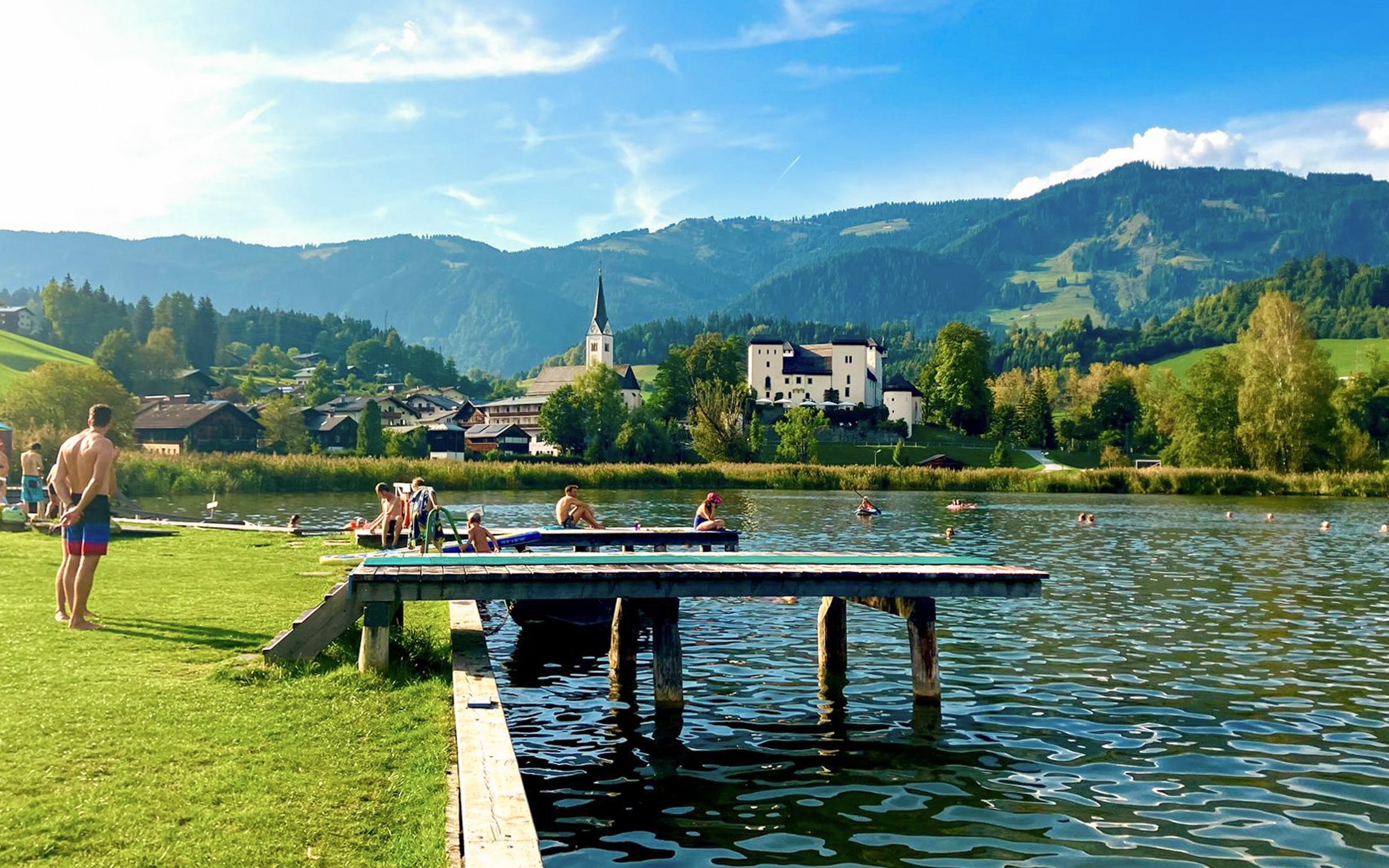 Salzburg nad jeziorem i zamkiem: Pobyt w pensjonacie Rösslhof Goldegg z obiadokolacją i wstęp do sauny
Salzburg nad jeziorem i zamkiem: Pobyt w pensjonacie Rösslhof Goldegg z obiadokolacją i wstęp do sauny