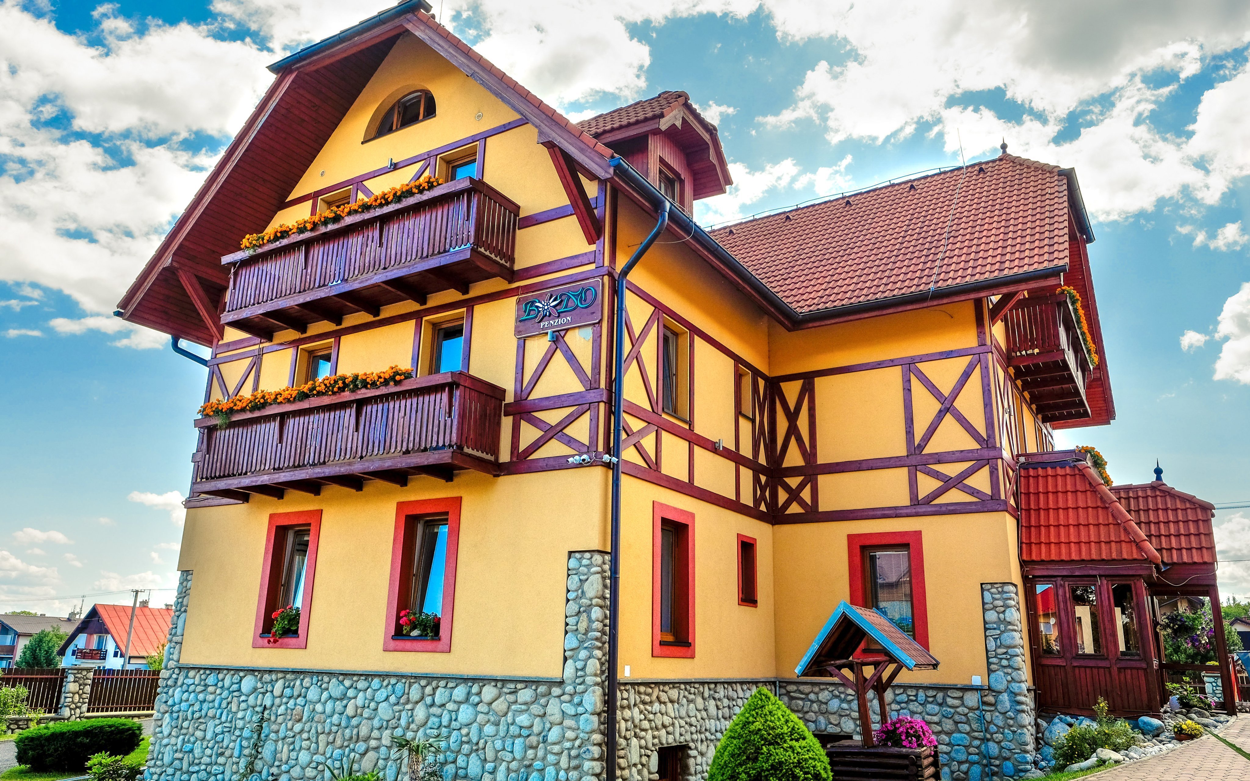 Tatry Wysokie blisko atrakcji w Pensionacje Baďo ze śniadaniem i bogatym pakietem zniżek na wellness
Tatry Wysokie blisko atrakcji w Pensionacje Baďo ze śniadaniem i bogatym pakietem zniżek na wellness