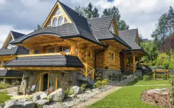 Bukowina Tatrzańska blisko term: Luksusowe domki Przystań w Tatrach z grillem do wynajęcia + plac zabaw