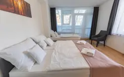 Pokój z łóżkiem, hotel Harangtorony, Kőszeg, Węgry