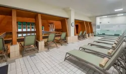 Strefa relaksu przy basenie, Hunguest Hotel Helios Hévíz ****, Hévíz, Balaton, Węgry
