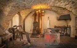 Historyczne wnętrze, Pensjonat Vildštejn, Skalná, Czechy Zachodnie, Czechy