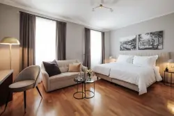 Pokój z sofą, Hotel Slatina Superior ****, Rogaška Slatina, Słowenia