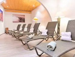 Leżaki relaksacyjne, Ferienhotel Alber ***, Mallnitz, Alpy, Austria