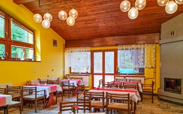 Restauracja, obiadokolacja, Pensjonat w Lůkách, Beskidy