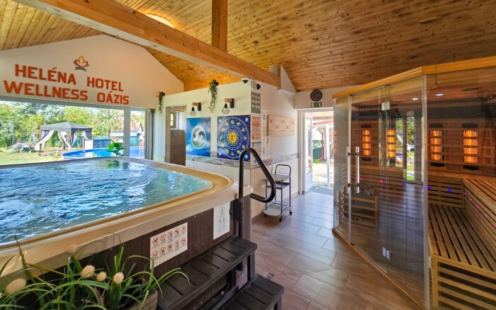 Pobyt w łaźniach Mosonmagyaróvár w Heléna Hotel & Spa *** ze śniadaniem, nielimitowanym wellness 