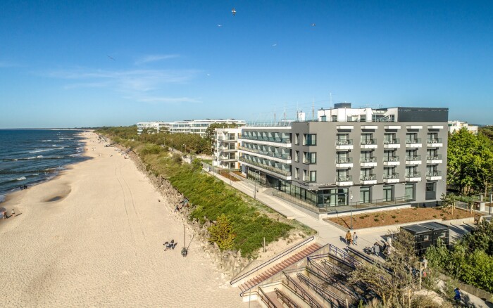 Morze Bałtyckie tuż przy plaży w Hotelu Baltivia Sea Resort **** z obiadokolacją, basenem i saunami bez limitu
