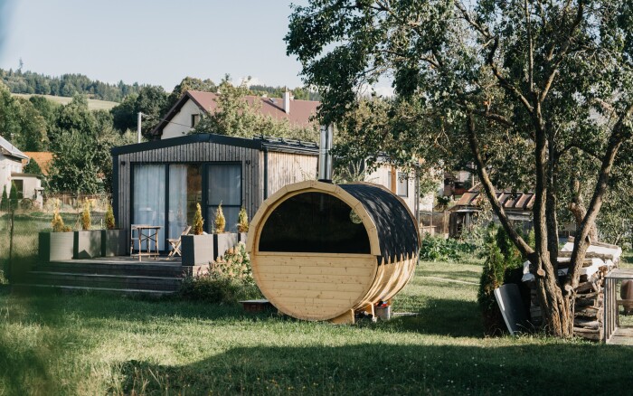 Liptov: Wyjątkowy pobyt w Bungalow & Tinyhouse na Liptowie ze śniadaniem, sauną i basenem + plac zabaw