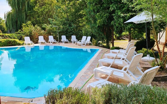 PN Gór Bukowych: Bogács w Levendula Üdülőház ze śniadaniem i basenem zewnętrzny + wellness (jacuzzi, 2 sauny)