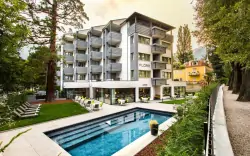 Hotel z basenem, Flora Hotel & Suites ***, Merano, Włochy