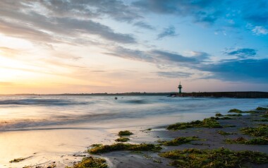 Travemünde, Morze Bałtyckie, Lubeka, Niemcy