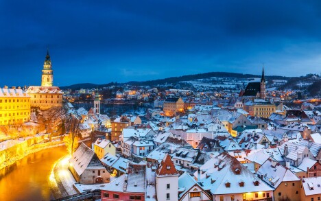 Czeski Krumlov, wpisany na Listę UNESCO