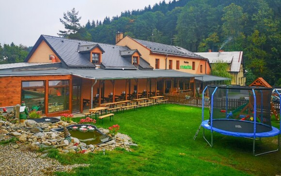 Pensjonat Stonožka znajduje się w Jesionikach