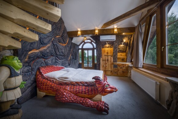 Pokoje, Peklo Čertovina - Hotel Kocourkov, Hlinsko