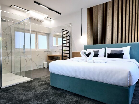 Pokój z łazienką, Boutique Hotel Missen ****, Omšenie, Słowacja