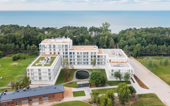 Budynek hotelowy, Hotel ARCHE Fabryka Samolotów ****, Mielno, Polska