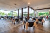 Restauracja z tarasem, Residence Primera, Moniga del Garda 8BS), Włochy