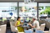 Restauracja z tarasem, Hotel Yacht Wellness & Business ****, Siófok, Węgry