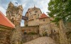 Piękny zamek Pernštejn, Vysočina
