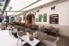Restauracja na zewnątrz, Hotel Grüner Baum ****, Zell am See, Alpy, Austria
