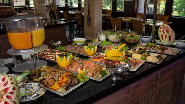 Restauracja, Hotel zur Heidschnucke ****, Asendorf, Niemcy