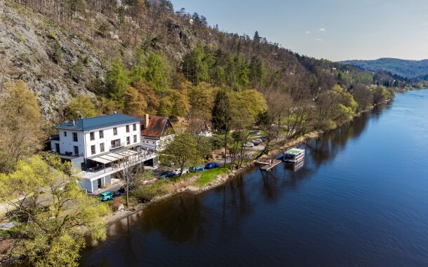 Hotel Mandat, Hradištko, Wełtawa, Czechy Środkowe