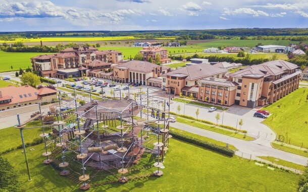 Park linowy, Hotel Caramell Premium Resort ****, Bükfürdő