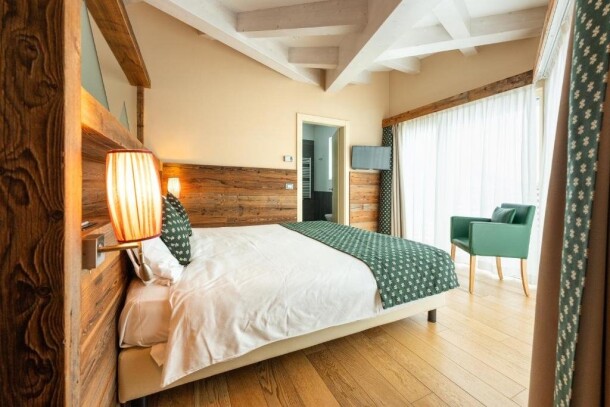 Pokój, Hotel Delle Alpi ****, Passo Tonale, Włochy