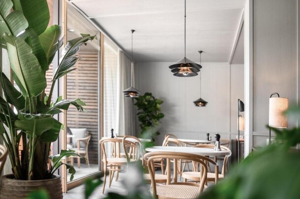 Restauracja, Hotel Schwarzschmied ****, Lana BZ, Włochy  