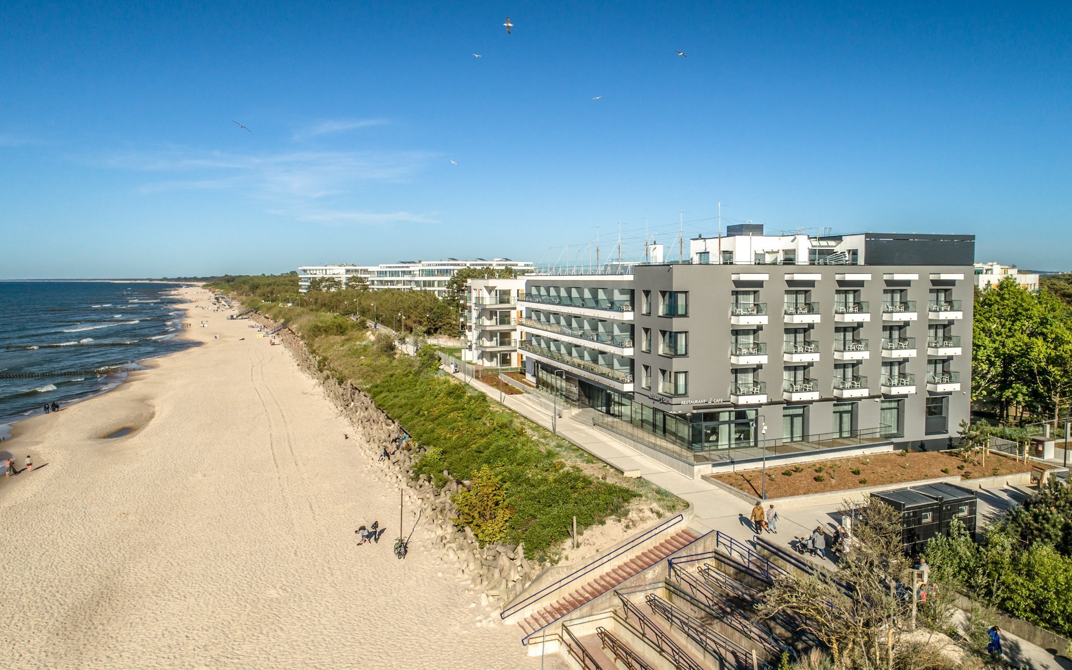 

Morze Bałtyckie tuż przy plaży w Hotelu Baltivia Sea Resort **** z obiadokolacją, wstępem do basenu i saun