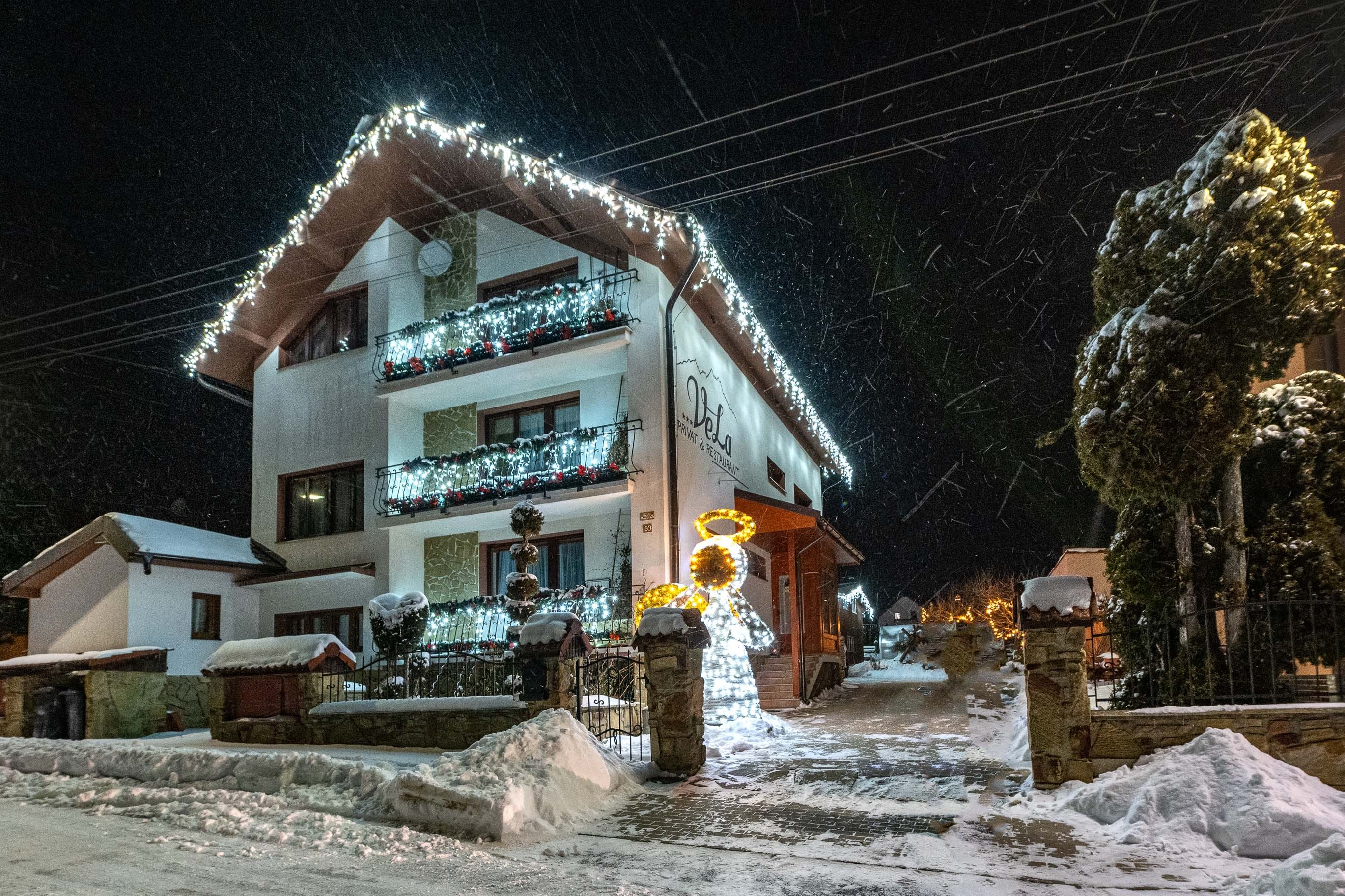 

Tatry Wysokie w pobliżu Kežmaroku w Pensjonacie VeLa z obiadokolacją i prywatnym wellness (jacuzzi, sauna)