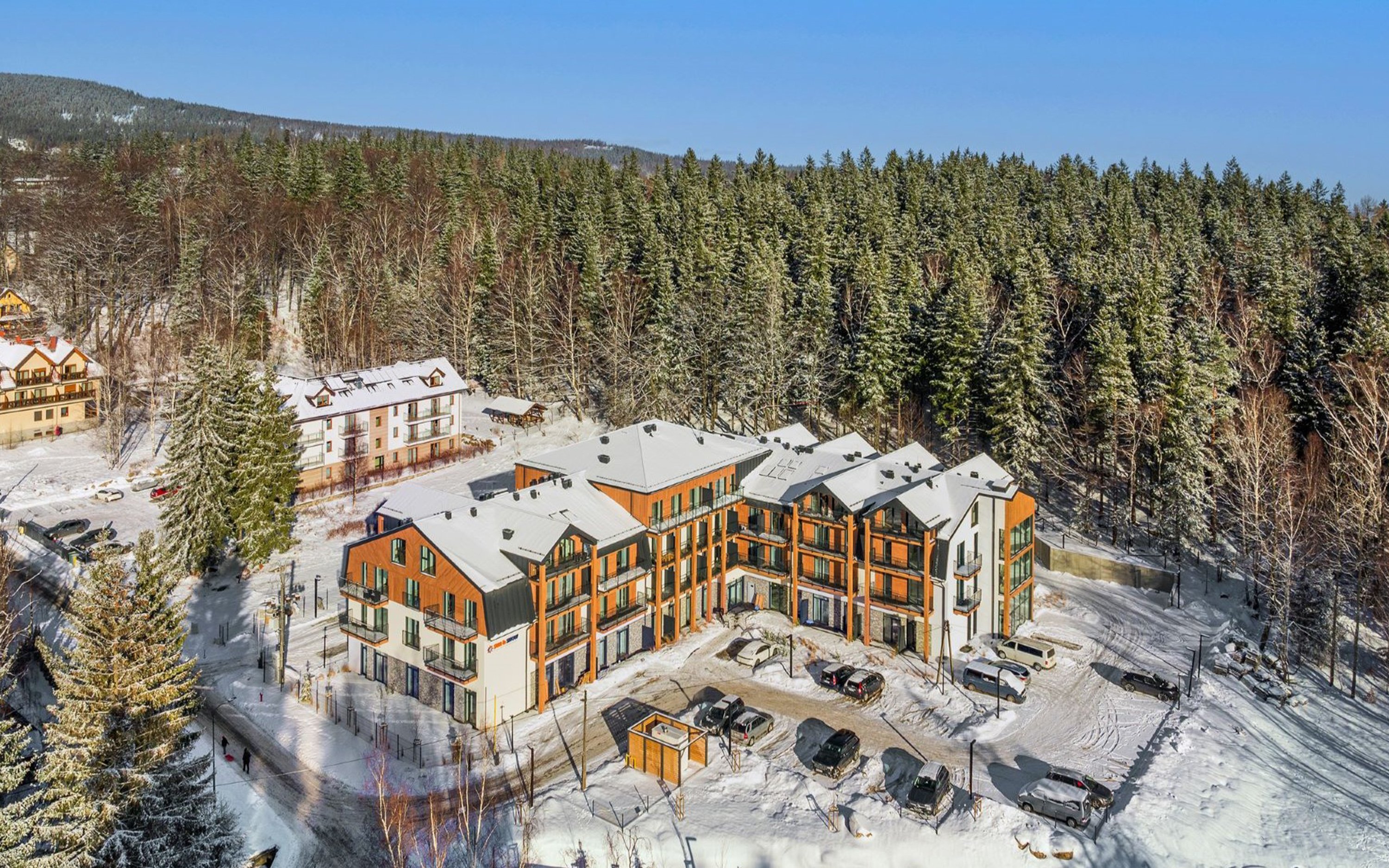 

Ferie w Karkonoszach: Szklarska Poręba w apartamencie Sun & Snow Ostoja Parku Narodowego + sauna i pokój gier