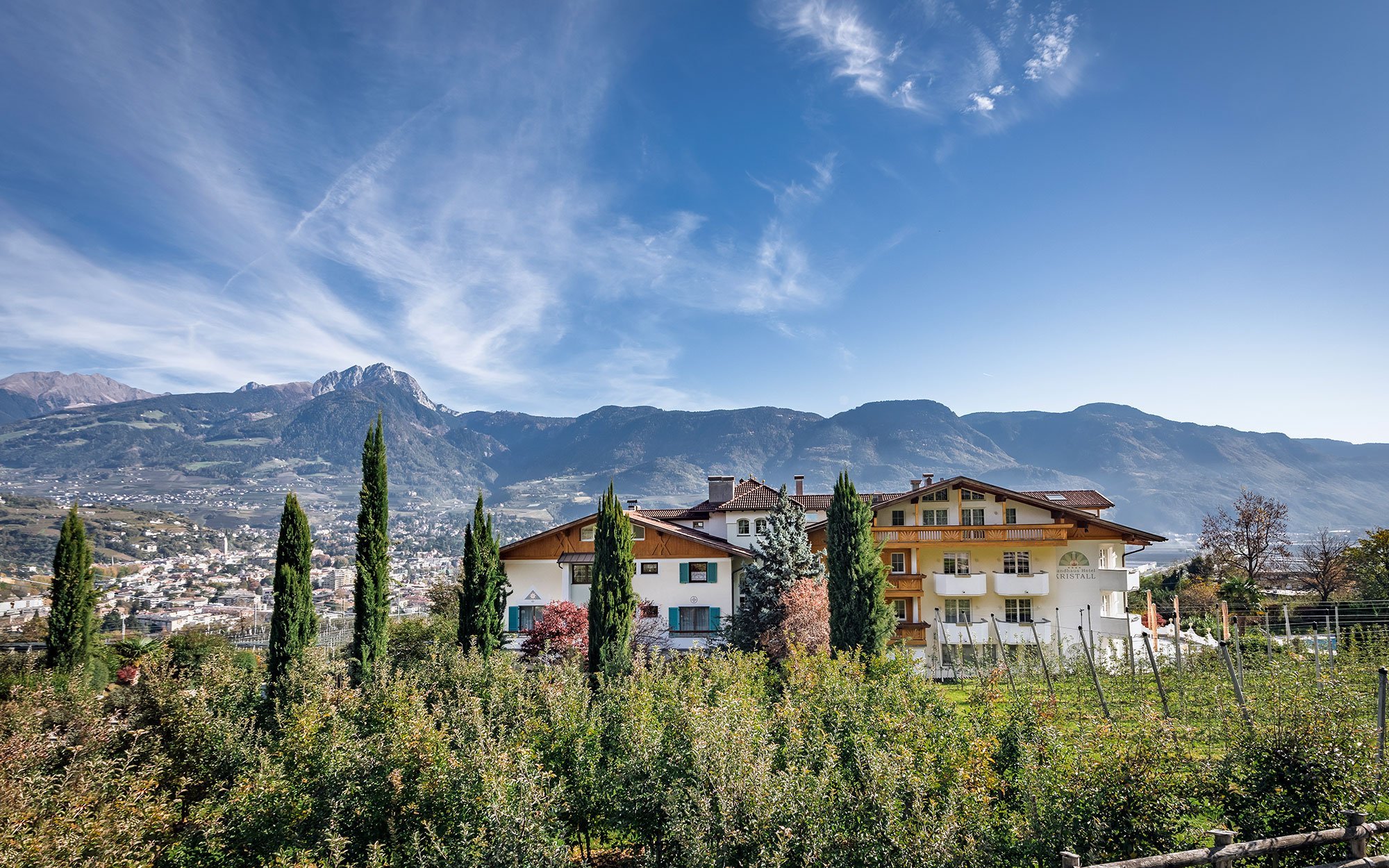 

Tyrol: pobyt w pobliżu Merano w Hotelu Landhaus Kristall **** z obiadokolacją, basenem i saunami